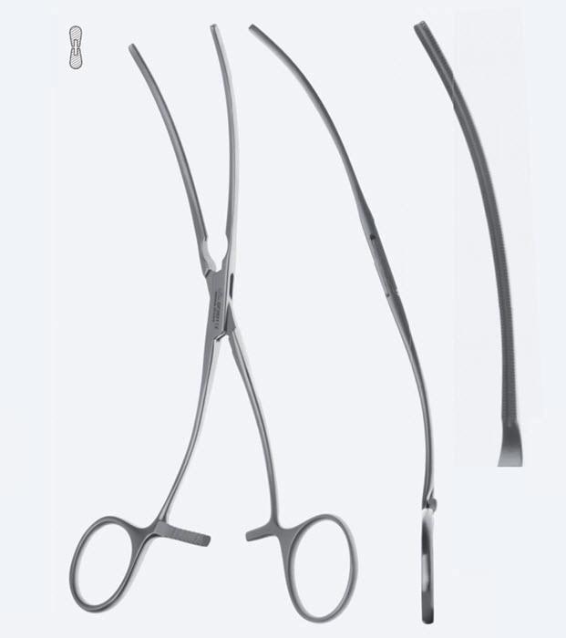 Зажими, хірургічні, судинні, "Cooley", для дитячої хірургії, зубці "Cooley